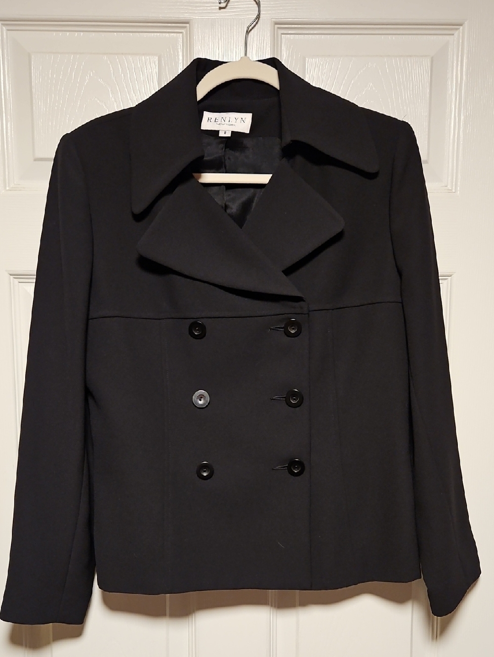 Renlyn Double-Breasted Peacoat Jacket